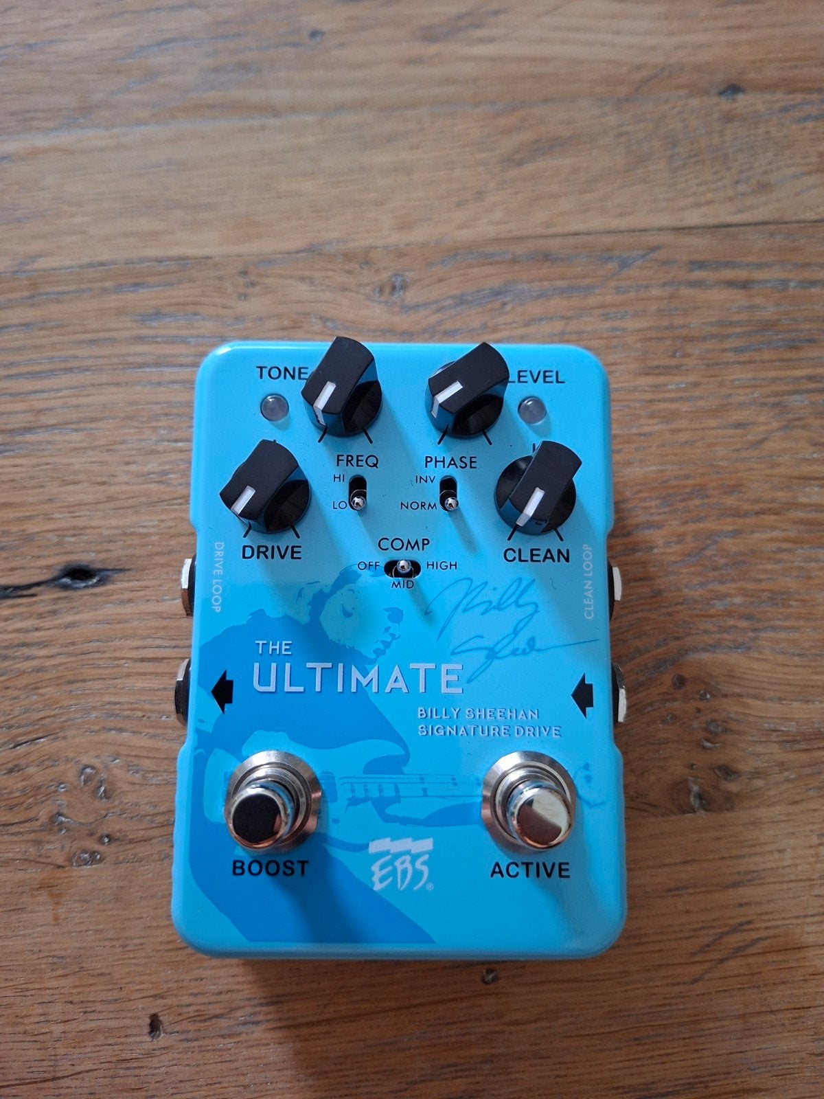 EBS Billy Sheehan Ultimate Signature Drive Baspedaal, Muziek en Instrumenten, Effecten, Ophalen of Verzenden, Zo goed als nieuw