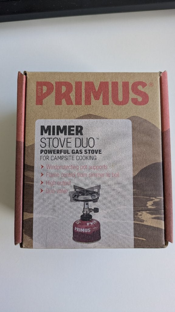 Primus Mimer Stove Duo, Caravans en Kamperen, Ophalen, Zo goed als nieuw