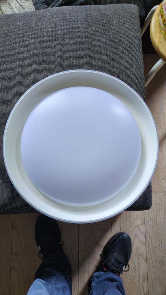 2 Smart LED Plafondlamp LIVARNOLUX 22W, Ophalen of Verzenden, Gebruikt, Metaal, Modern