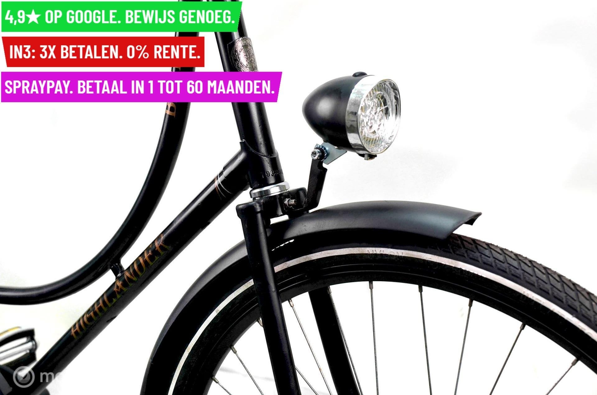 Damesfiets Highlander Basic 28"/54cm/1ver - Garantie/Leverin, Fietsen en Brommers, Fietsen | Dames | Omafietsen, Highlander, 9713 Bv Groningen