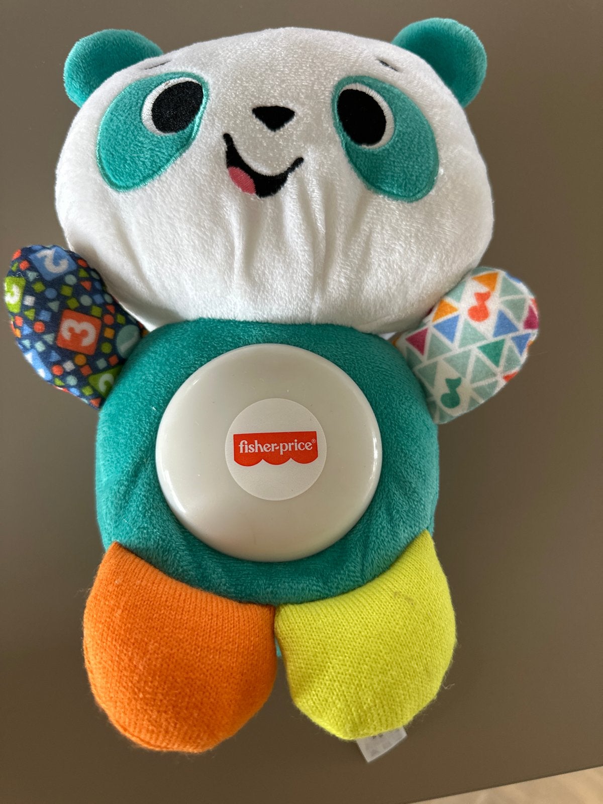 Fisher-Price Muzikale Panda Knuffel met Geluid, Ophalen of Verzenden, Zo goed als nieuw, Overige typen, Met geluid