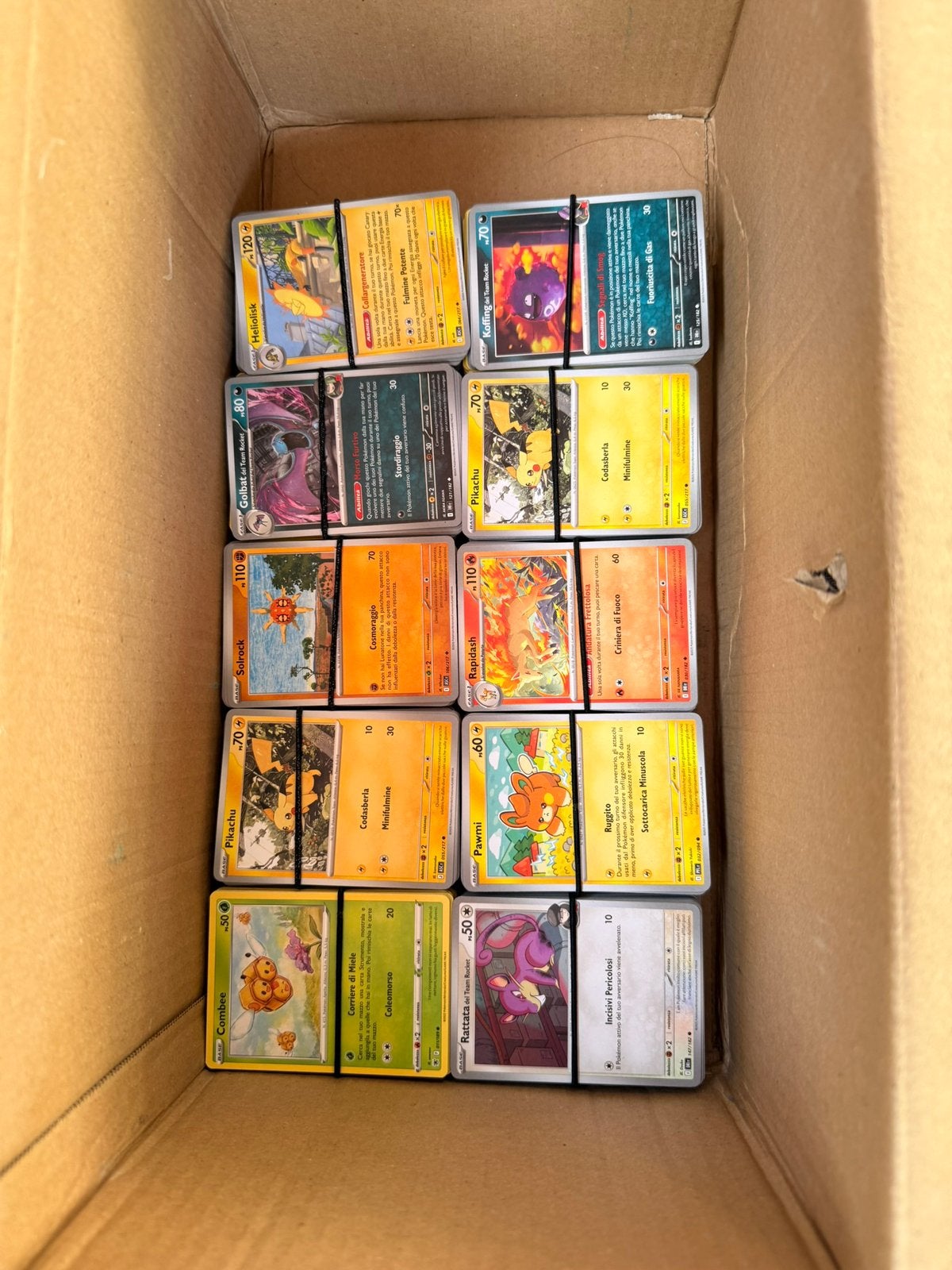 5200 Pokemon bulk kaarten, Ophalen of Verzenden, Zo goed als nieuw, Meerdere kaarten, Foil