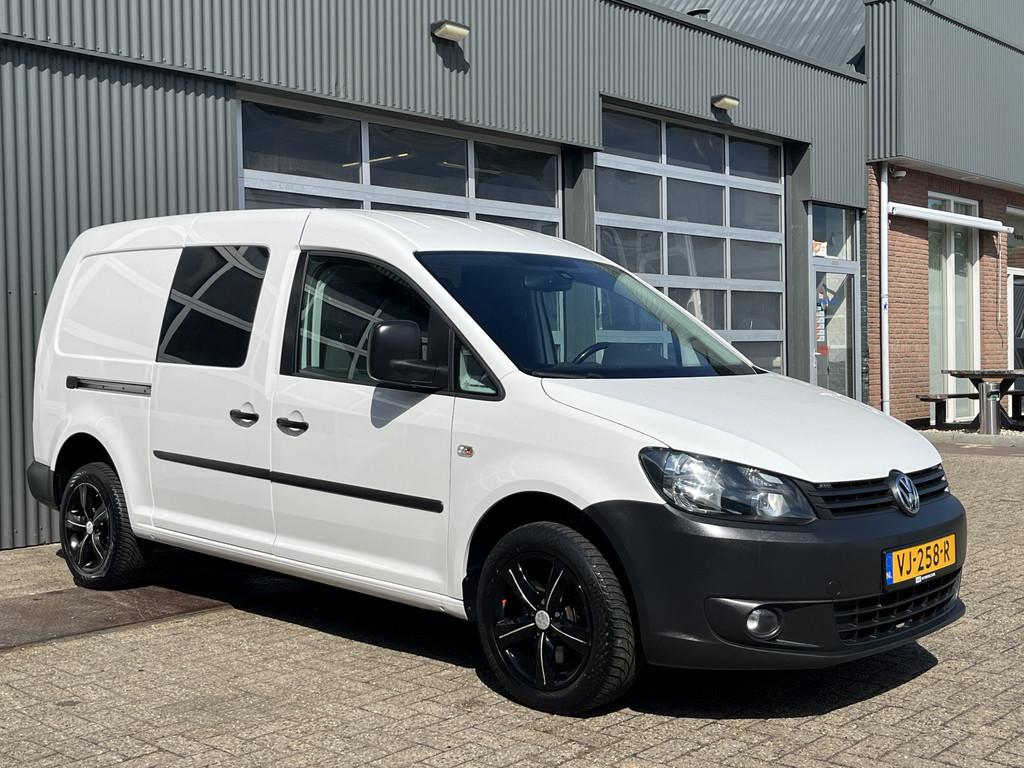 Volkswagen Caddy 2.0 TDI 140pk Maxi Airco Cruise controle Tr, Auto's, Voorwielaandrijving, Stof, Gebruikt, Zwart