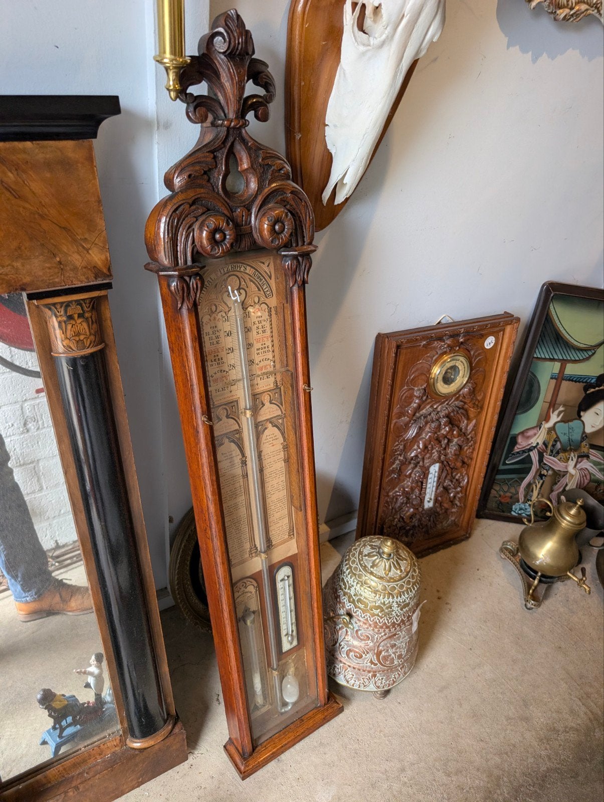 antieke barometer €150., Ophalen of Verzenden