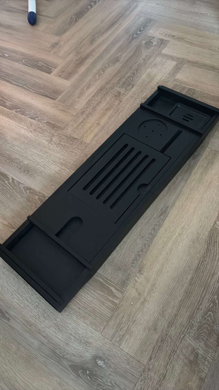 Nieuwe Badplank bamboe zwart, Ophalen, Badkamerrek, Nieuw, Overige merken