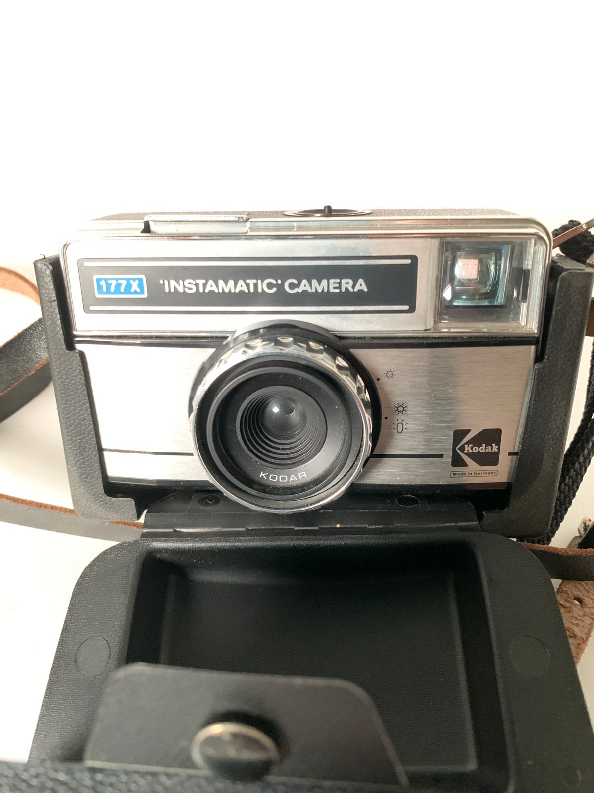 Vintage Kodak Instamatic 177X Camera met hoesje, Audio, Tv en Foto, Fotocamera's Analoog, Ophalen of Verzenden, Gebruikt, Compact
