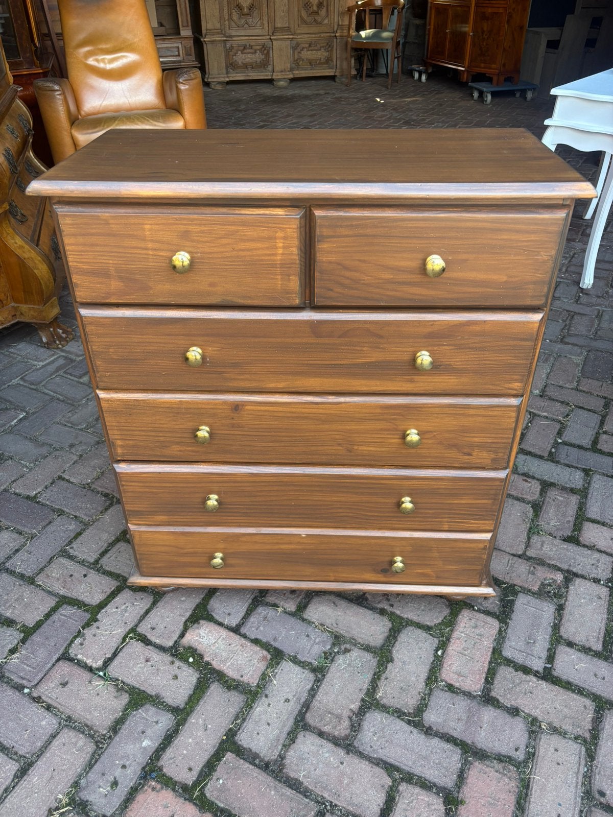 Grenen ladenkast, Ophalen, 50 tot 100 cm, Zo goed als nieuw, Minder dan 100 cm