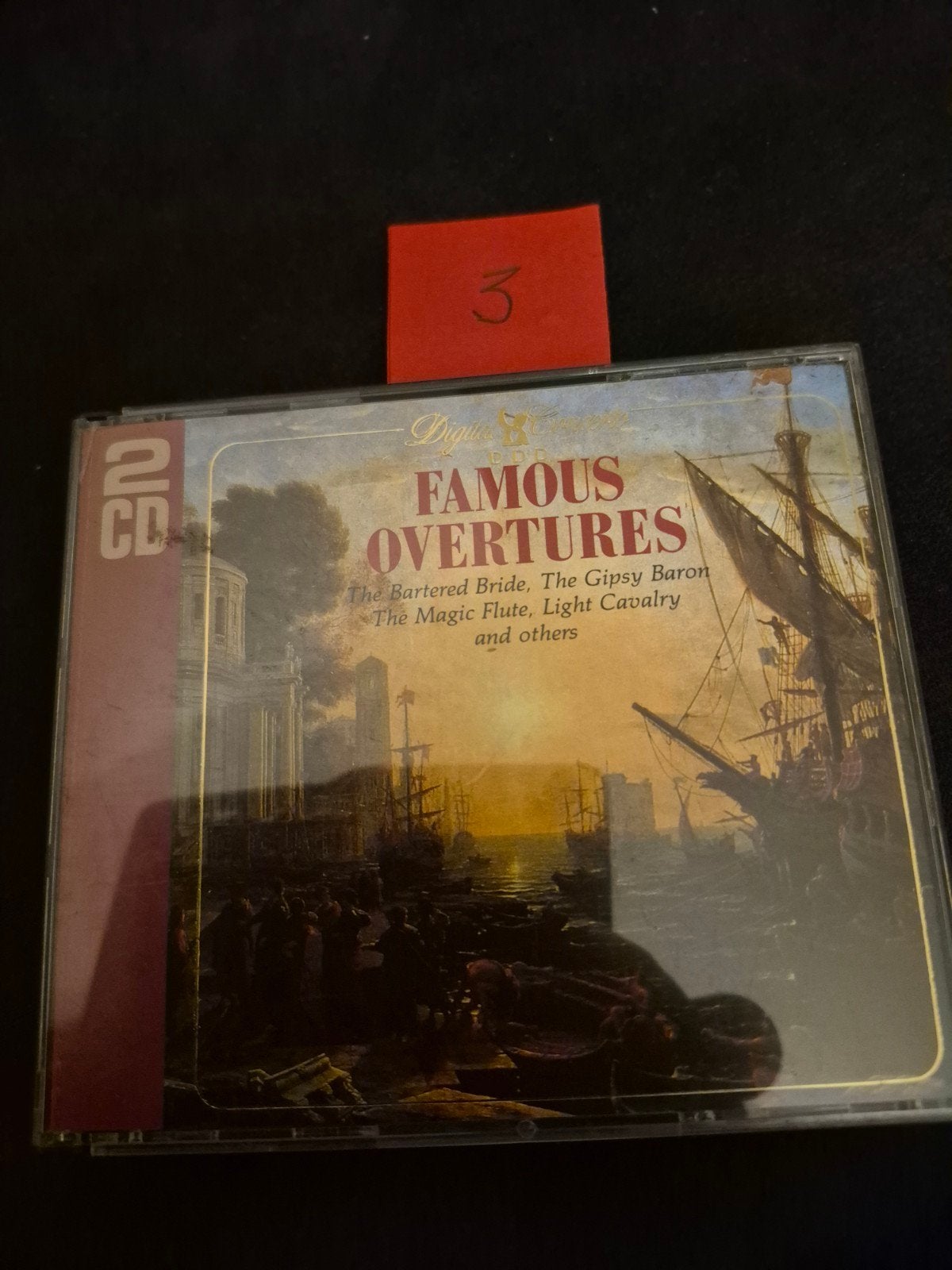 Famous Overtures - Klassieke CD met bekende ouvertures, Gebruikt, Mozart, Ophalen of Verzenden, Romantiek