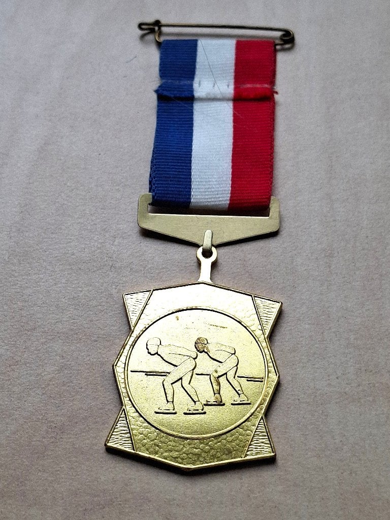 Medaille Schaatsen 31- Lansing Tocht Beierse Stolwijk - 1986, Ophalen of Verzenden, Overige materialen, Nederland