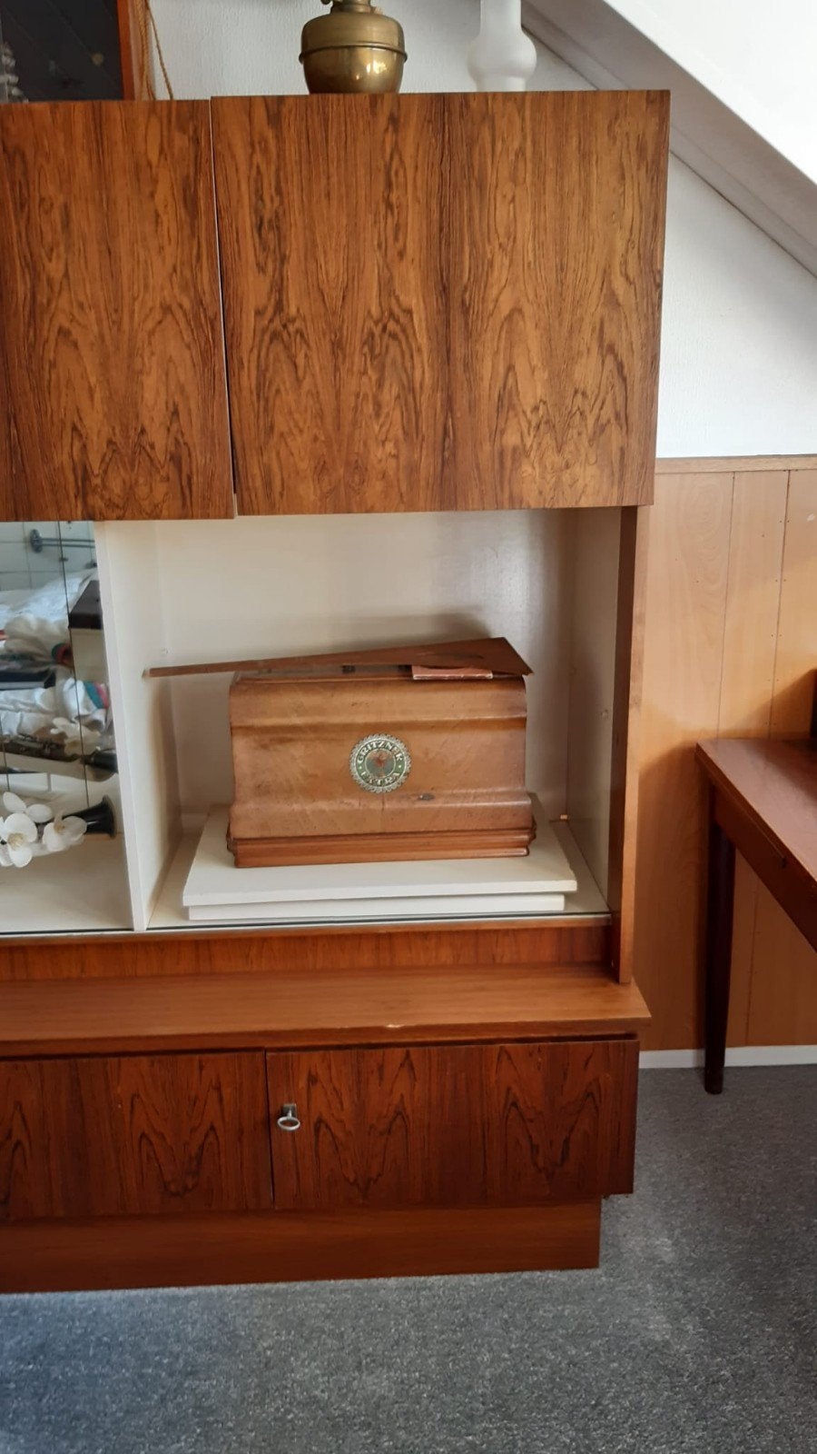 Pallisander vintage kast uit 1964, Ophalen of Verzenden