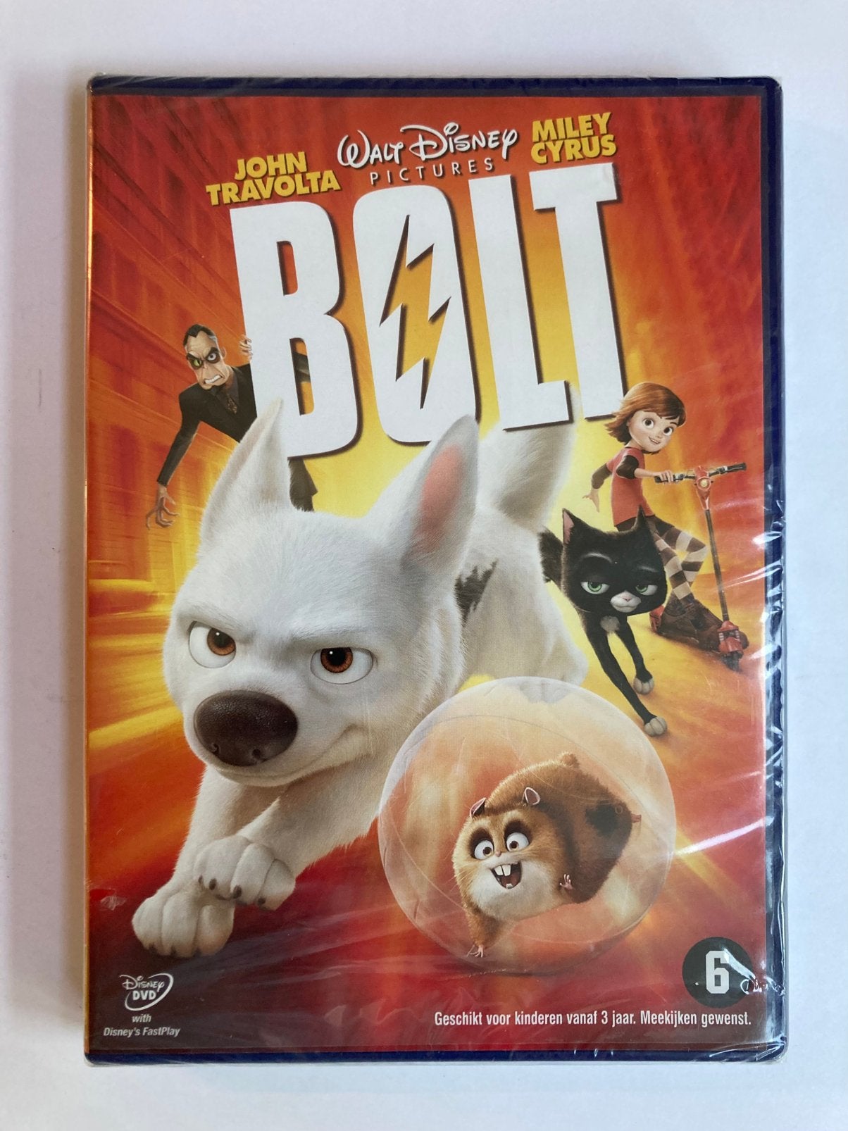 Bolt, 2008 / DVD / Disney GR#52 / NIEUW IN SEAL, Bonusmateriaal, Tekenfilm, Amerikaans, Nederlands