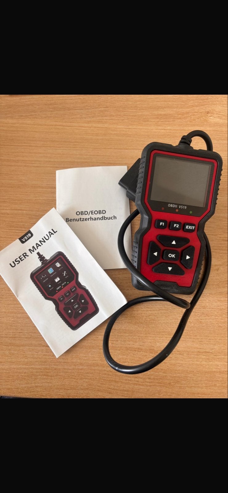 OBD2 Auto Scanner Foutcodelezer V519, Ophalen, Nieuw