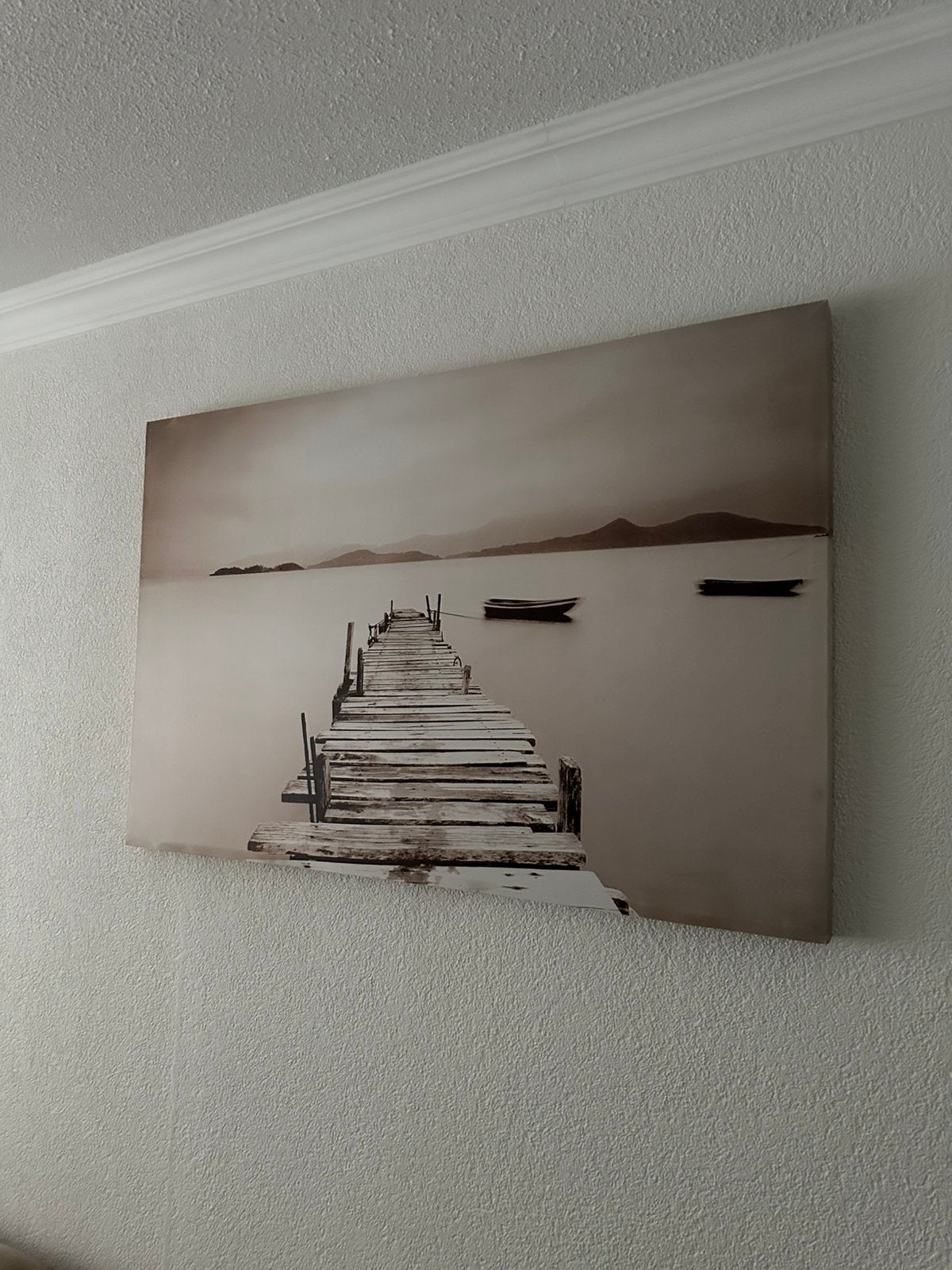 Groot canvas schilderij, Ophalen of Verzenden, Zo goed als nieuw