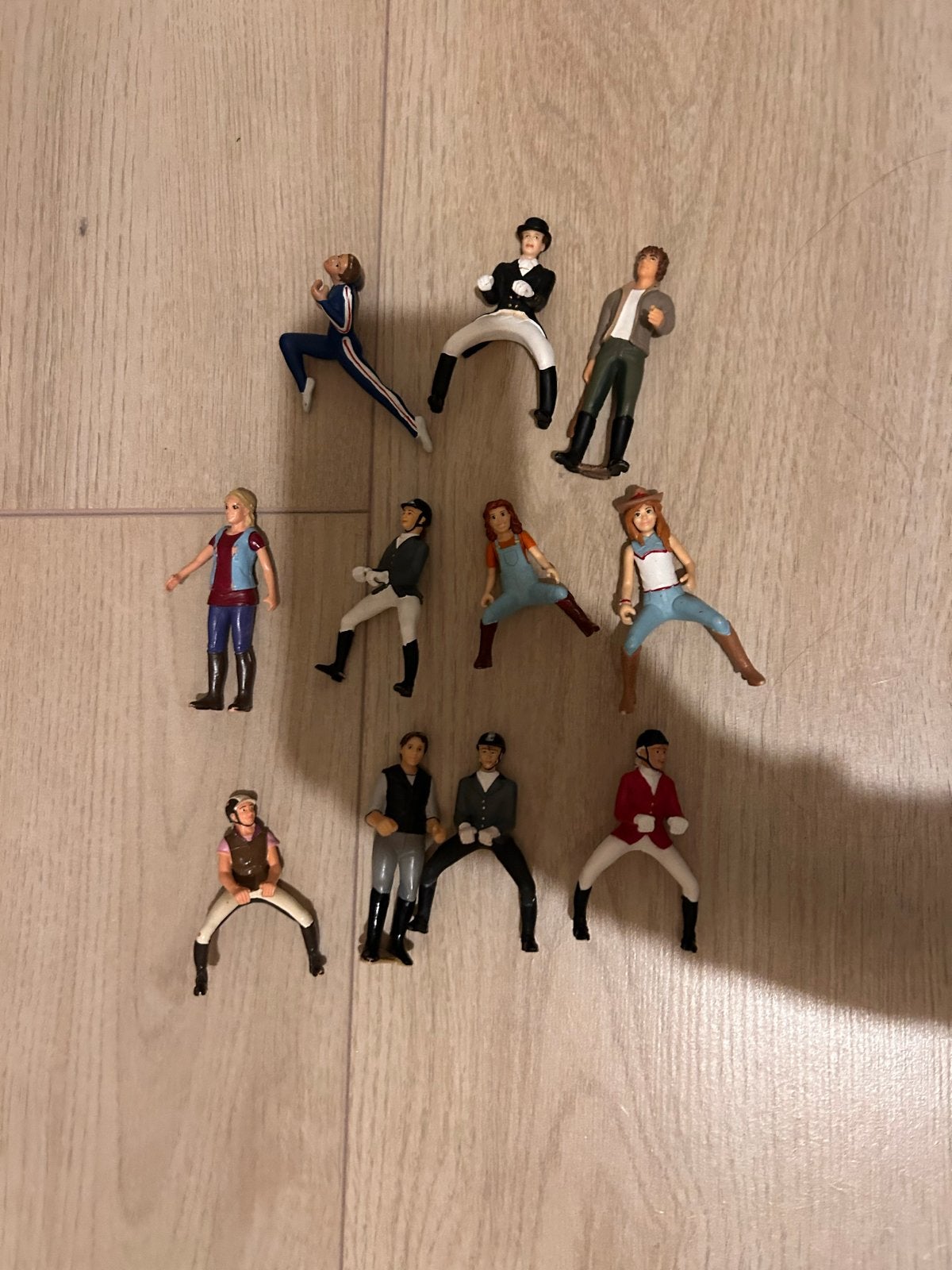 Grote set Schleich ruiters met accessoires, Ophalen of Verzenden, Gebruikt