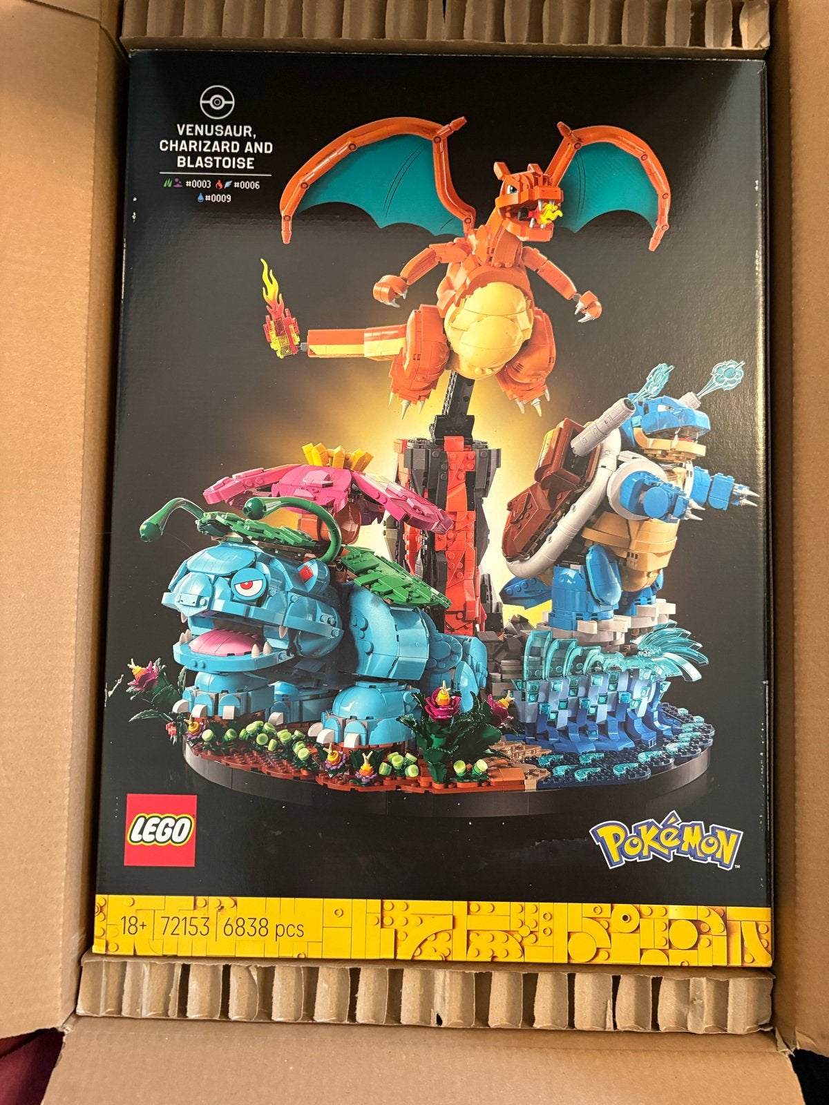 LEGO Pokémon Venasaur, Charizard en Blastoise Set 72153, Kinderen en Baby's, Speelgoed | Duplo en Lego, Overige thema's, Lego