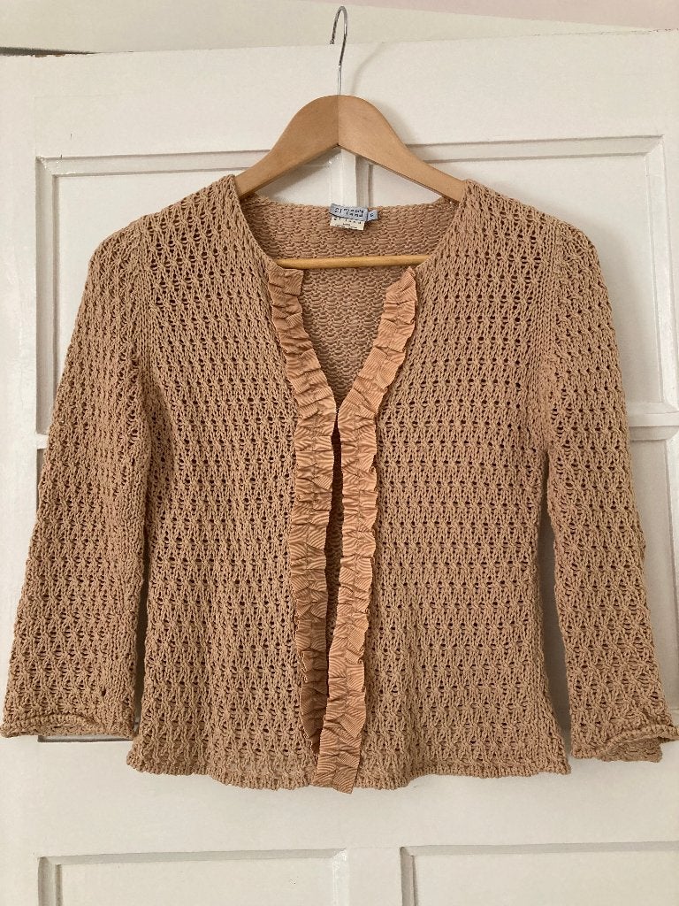 Vestje van No Man's Land - maat XS, Kleding | Dames, Truien en Vesten, Beige, Ophalen of Verzenden, Zo goed als nieuw, Maat 34 (XS) of kleiner
