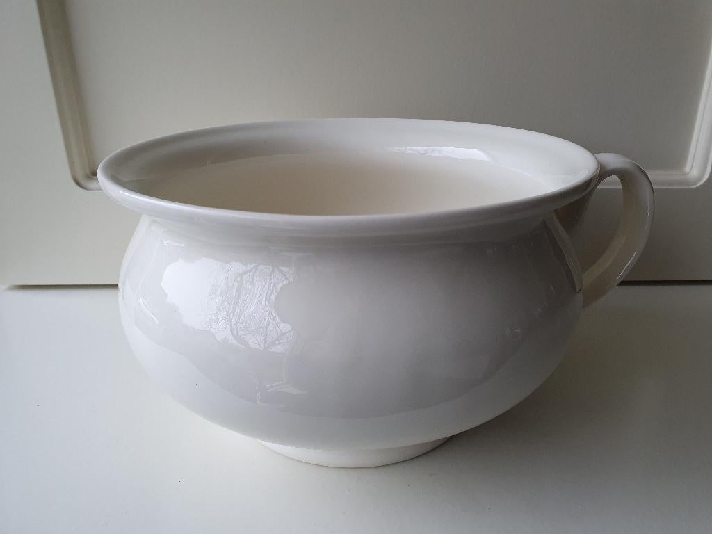 Po pot pispot creme brocante antiek Maastricht, Ophalen of Verzenden