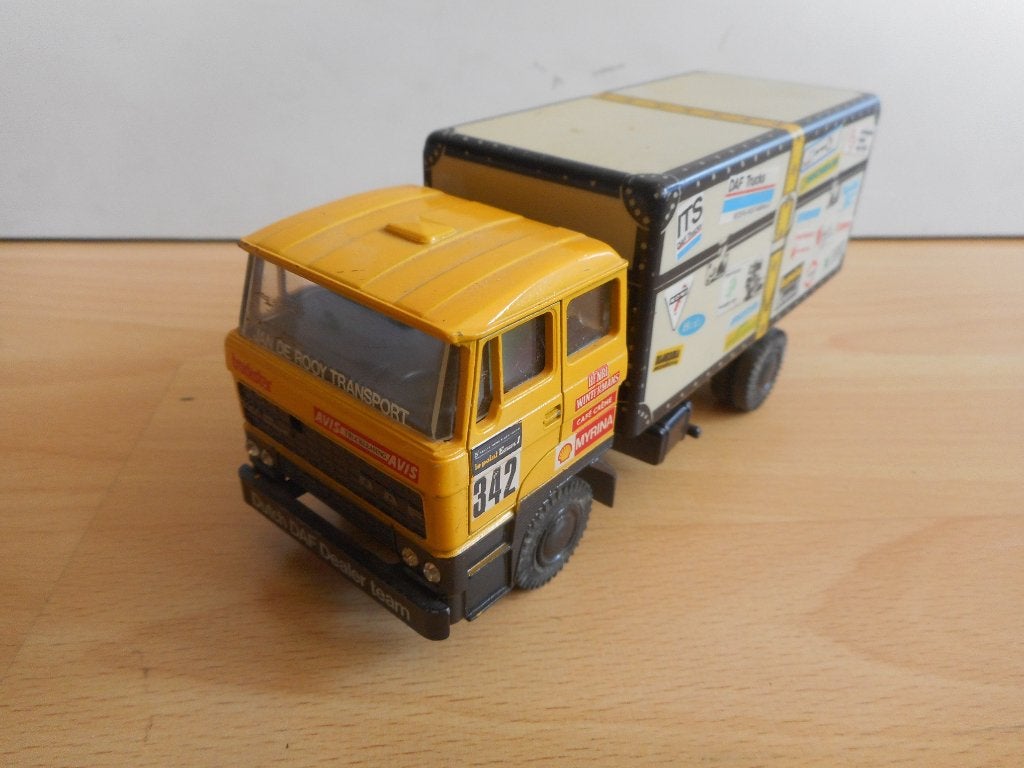 Lion Car Daf 3300 Dakar #342, Ophalen of Verzenden, Gebruikt, Bus of Vrachtwagen, Lion Toys
