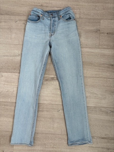 Levi's 501 Orginal Jeans - Maat 164 (14 jaar) - Lichtblauw, Broek, Jongen of Meisje, Ophalen of Verzenden, Zo goed als nieuw