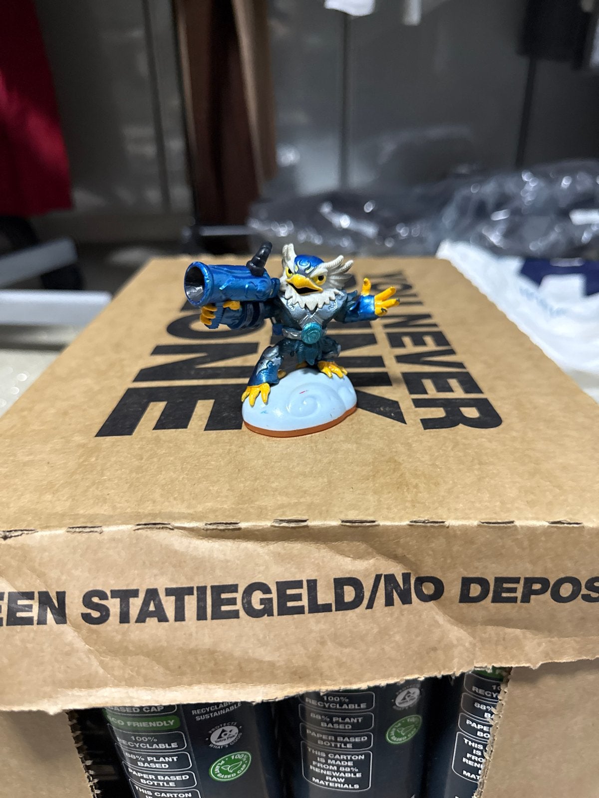 Skylanders SuperChargers Stormblade figuur, Spelcomputers en Games, Games | Nintendo Wii, Zo goed als nieuw, Ophalen of Verzenden