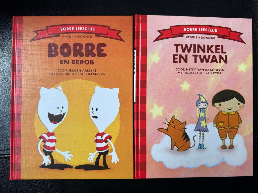 Borre Leesclub: Borre en Errob & Twinkel en Twan (2 boeken), Boeken, Ophalen of Verzenden, Zo goed als nieuw