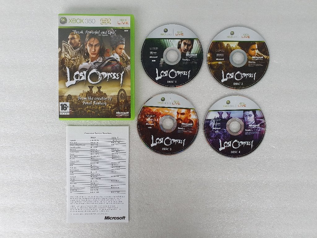 Xbox 360: Lost Odyssey, Gebruikt, 1 speler, Ophalen of Verzenden, Role Playing Game (Rpg)