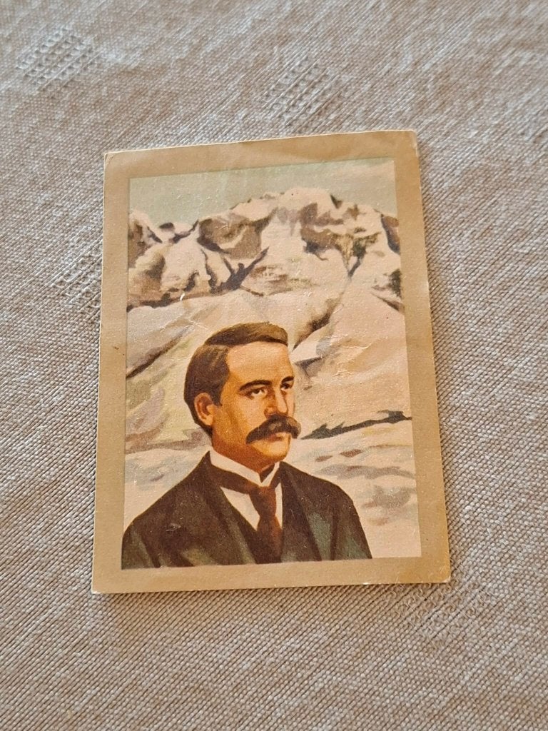 Prentje/Chromo : W.M. Conway / Chocolade Jacques, Gebruikt, Ophalen of Verzenden, 1940 tot 1960, Prent