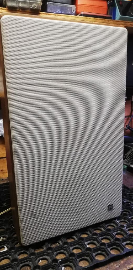 PE Vintage luidspreker boxen, Gebruikt, Minder dan 60 watt, Front, Rear of Stereo speakers, Ophalen
