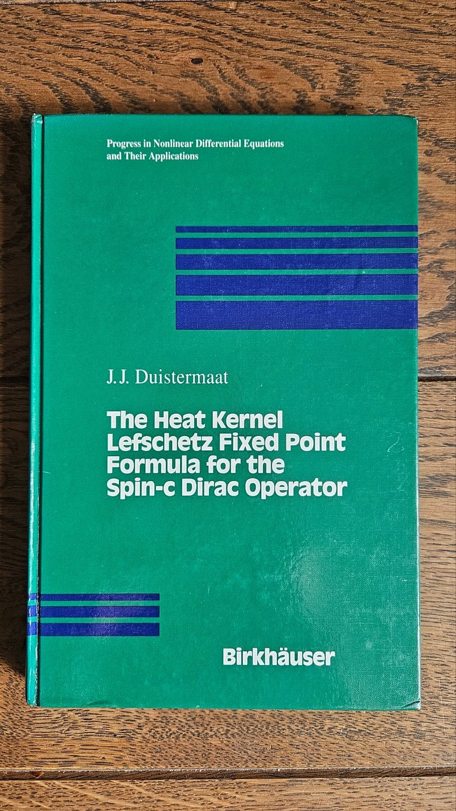The Heat Kernel Lefschetz Fixed Point Formula - Duistermaat, Boeken, Ophalen of Verzenden, Nieuw, J.J. Duistermaat, Natuurwetenschap