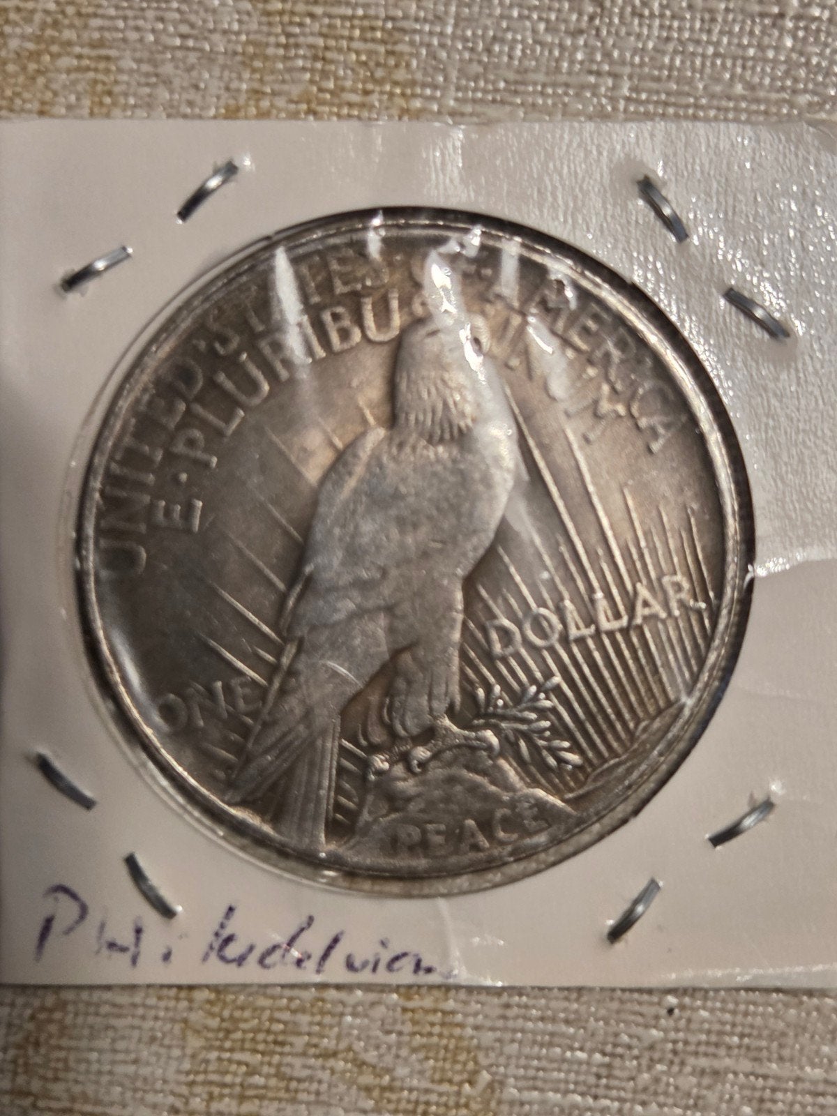 1922 Peace Dollar Zilveren Munt - VS, Postzegels en Munten, Ophalen of Verzenden, Losse munt, Zilver