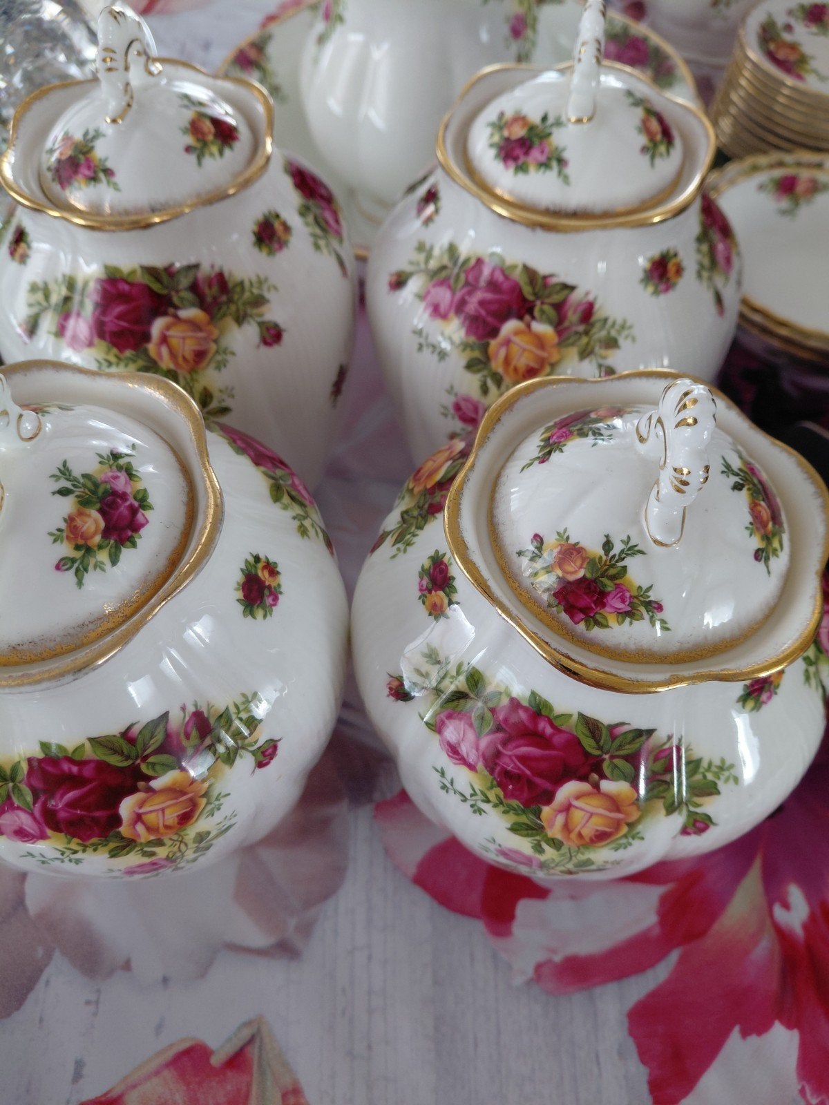 Royal Albert Old Country Roses Potten met Deksel, Ophalen of Verzenden
