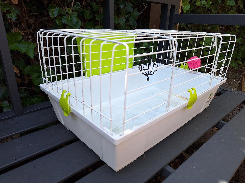 Voltrega cavia kooi met Trixie knaagdierpark, Dieren en Toebehoren, Kooi, Gebruikt, Minder dan 75 cm, Cavia