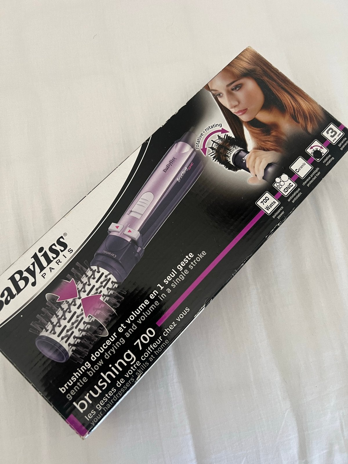BaByliss Brushing 700 Föhnborstel - Zo goed als nieuw, Ophalen of Verzenden, Zo goed als nieuw