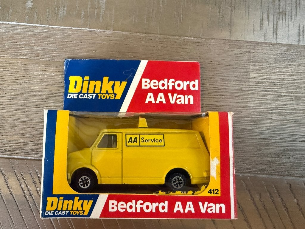 Dinky Toys 412 - Bedford AA Van - 1:50, Ophalen of Verzenden, Zo goed als nieuw, Auto, Dinky Toys
