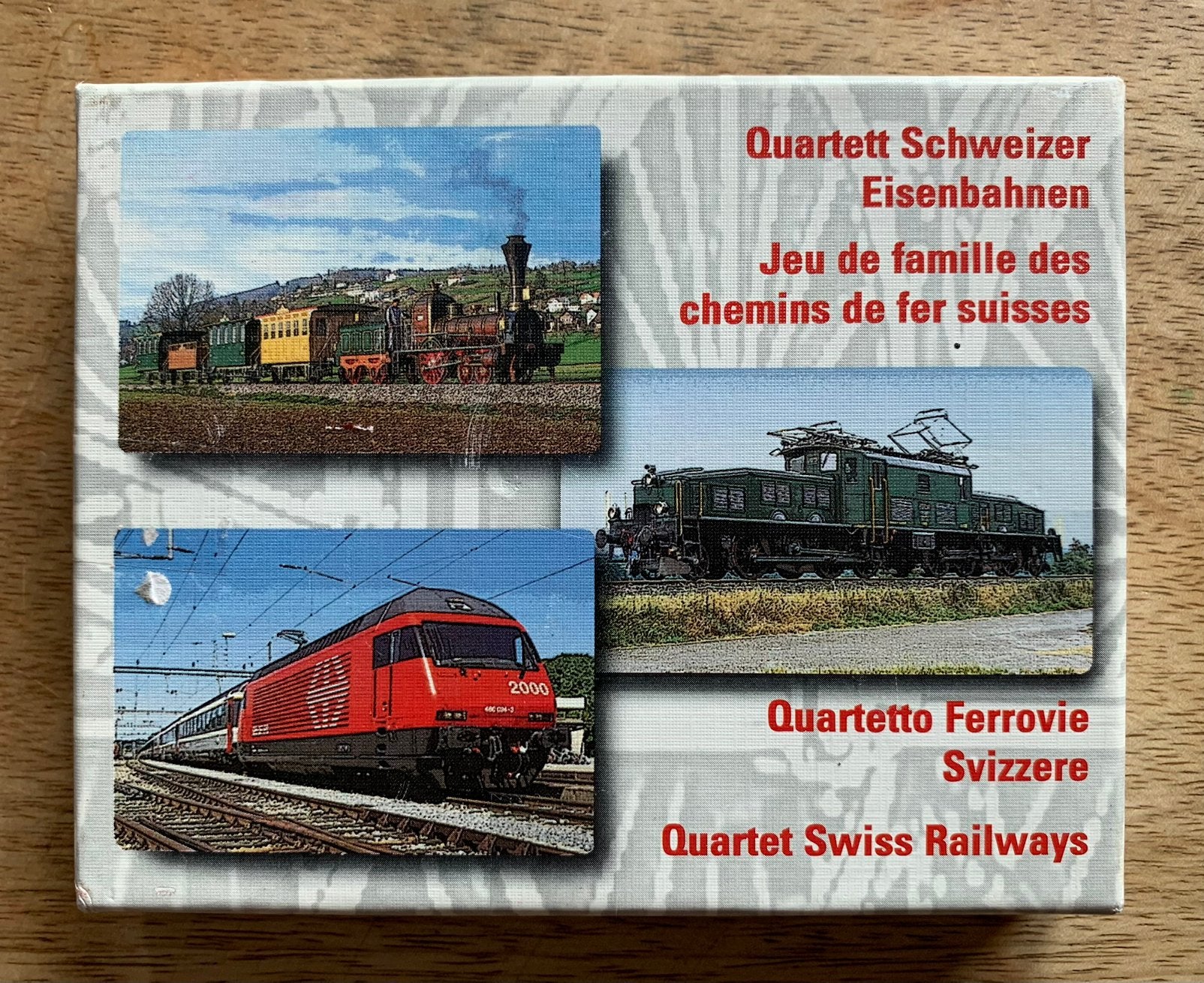 Kwartet Swiss RailWays, Verzamelen, Spoorwegen en Tramwegen, Ophalen of Verzenden
