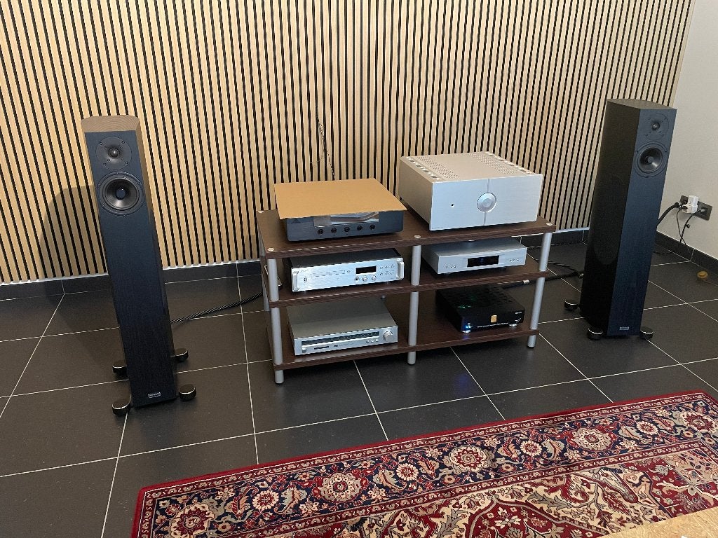 Audio Physic Tempo speaker, Vloerstaande luidspreker, 120 tot 150 watt, Zo goed als nieuw, Basreflex