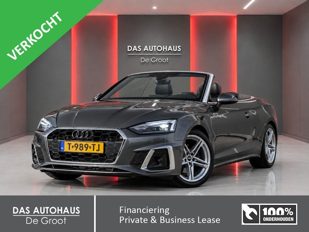 Audi A5 Cabriolet 35 TFSI S Edition | Facelift | B&O | Nekve, Auto's, Gebruikt, Euro 6, 4 cilinders, 4 stoelen