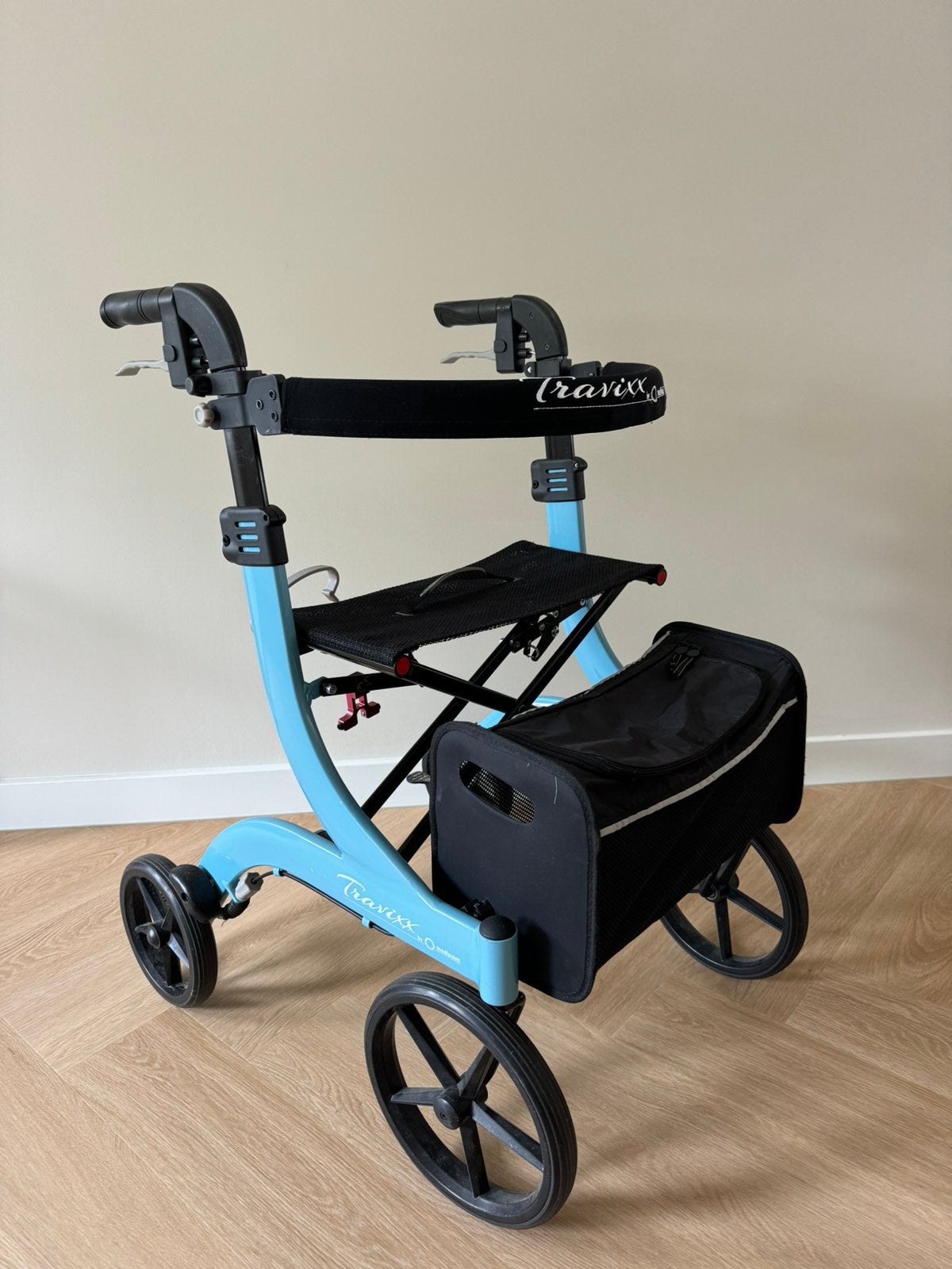 Rollator Travixx Classic S blauw, Diversen, Ophalen, Opvouwbaar, Gebruikt