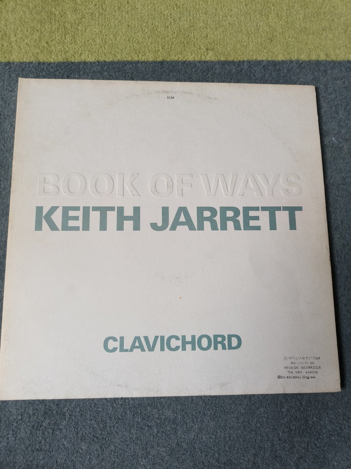 Keith Jarrett - Book of Ways (Clavichord) Dubbel-LP, Gebruikt, Ophalen of Verzenden, Dubbel-LP, 12 inch
