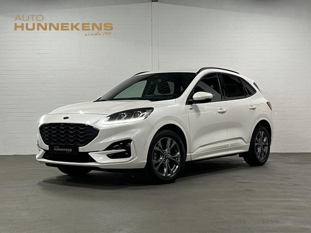 Ford Kuga 1.5 EcoBoost ST-Line X Trekhaak | *1800 kg Trekgew, Auto's, Voorwielaandrijving, 12 maanden, 15 km/l, Leder en Stof