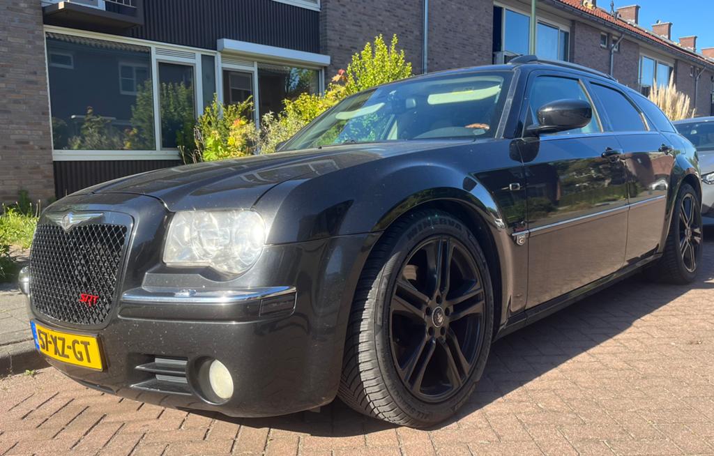 Chrysler 300C 3.5 I V6 Touring AUT 2007 Zwart 20” Velgen, Auto's, Chrysler, Automaat, Beige, Stationwagon, Particulier