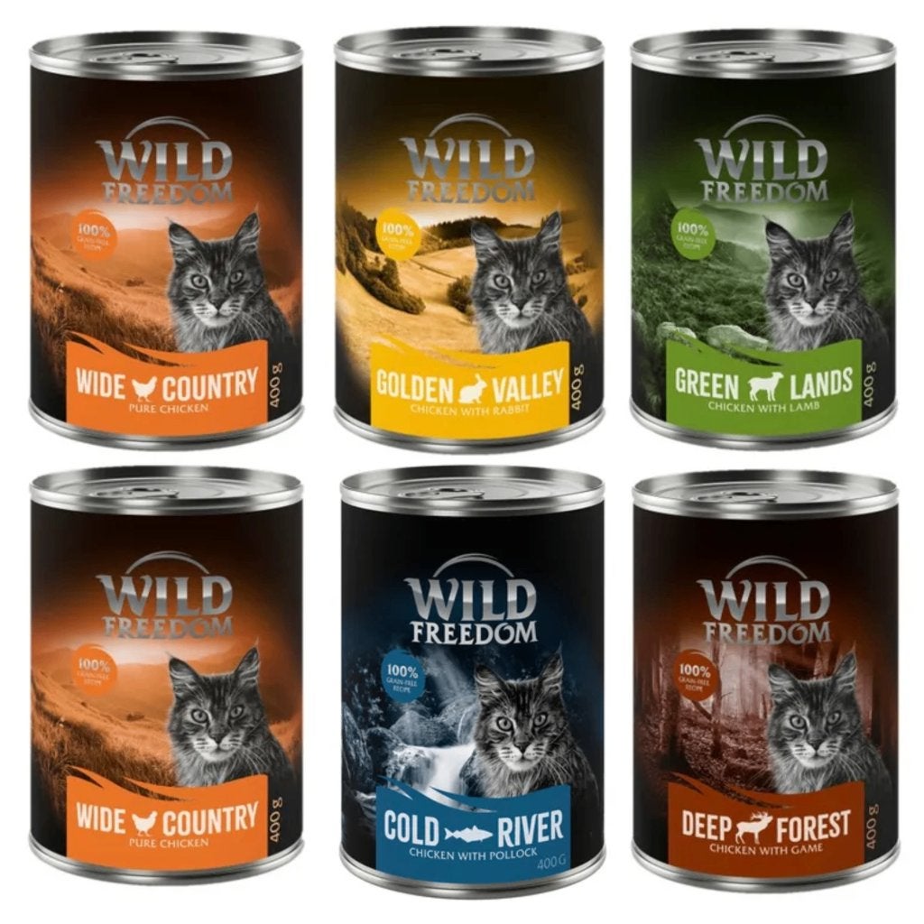 Wild Freedom Adult Kattenvoer 6x 400g blikken, Dieren en Toebehoren, Dierenvoeding, Ophalen, Kat