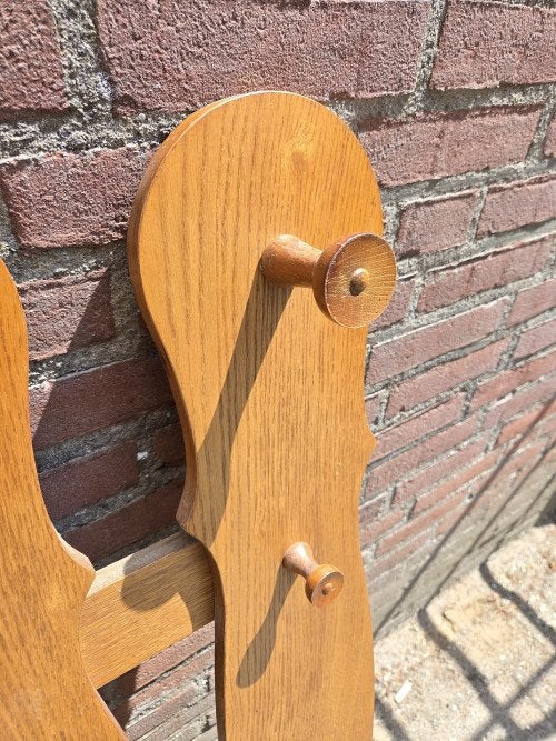 wandkapstok eiken vintage, Ophalen of Verzenden, 'T Olde Gre-j, Info@toldegrej.nl, Endepoelstraat 20f Didam