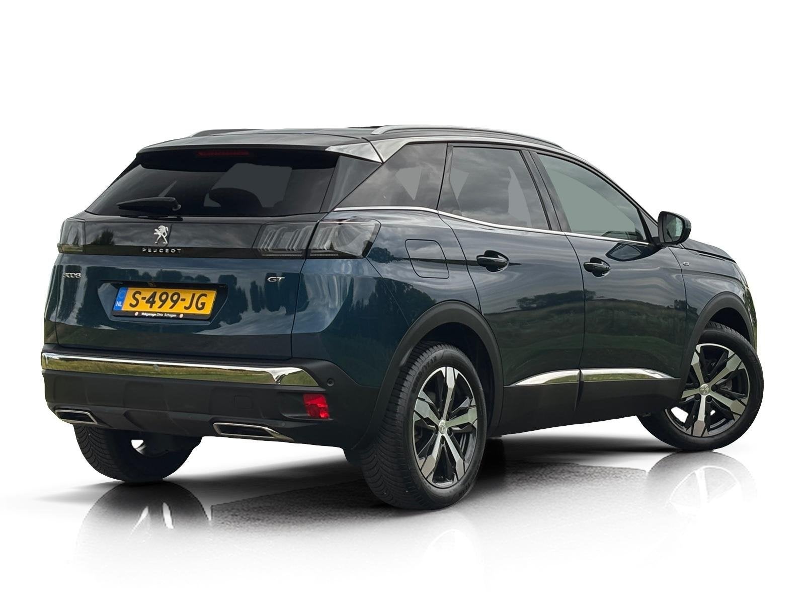 Peugeot 3008 1.2 PureTech Aut8 GT Pack ✅ Pano ✅ ACC ✅, Auto's, Stof, Gebruikt, 1199 cc, Blauw