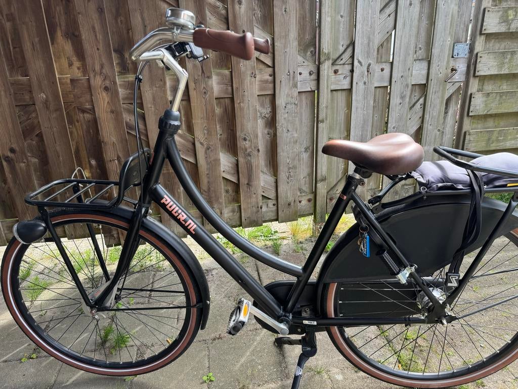 Pugil Damesfiets met 7 versnellingen en voordrager, Overige merken, Velgrem, Versnellingen, Ophalen of Verzenden