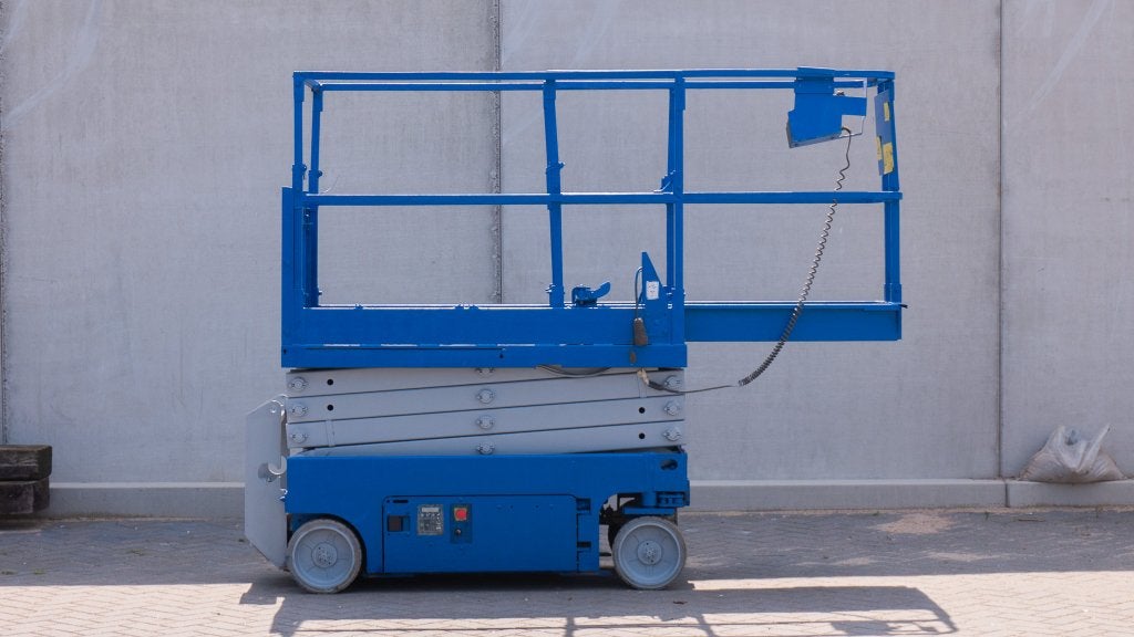Genie GS 1932 Hoogwerker Schaarlift, Ophalen