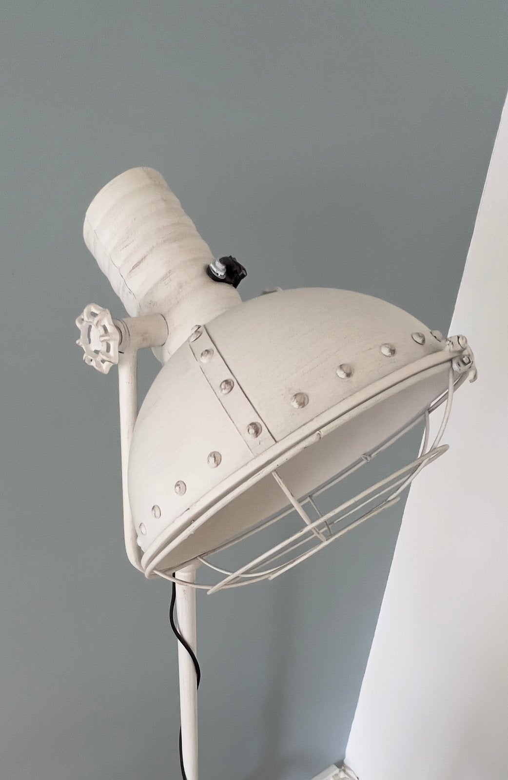 Vloerlamp wit, Huis en Inrichting, Lampen | Vloerlampen, Ophalen, Zo goed als nieuw, 150 tot 200 cm