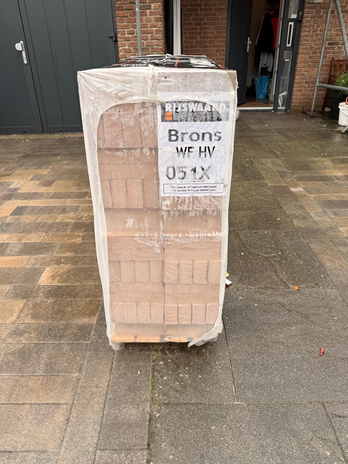 1 pallet waalformaat bakstenen 210x100x50mm (400 stuks), Ophalen, Nieuw, Bakstenen
