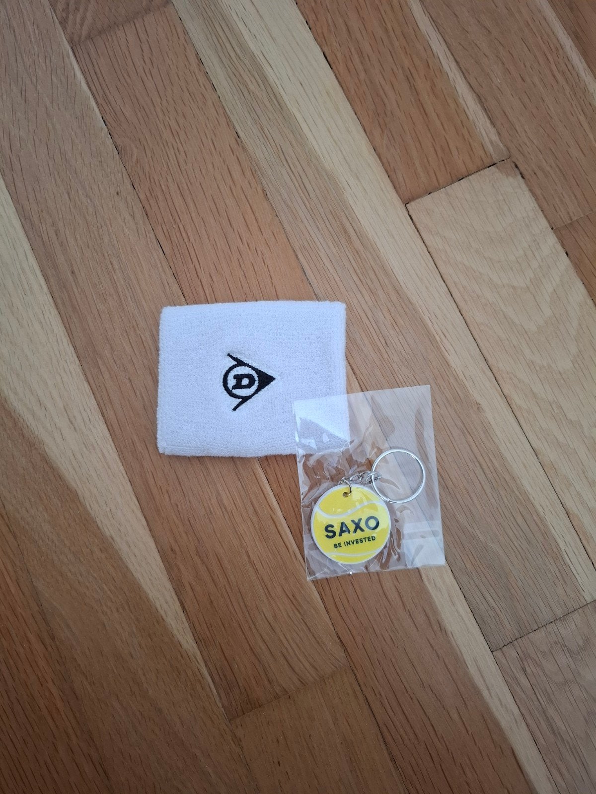 Dunlop zweetbandje en Saxo sleutelhanger - Nieuw, Verzenden, Nieuw