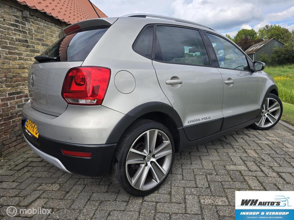 Volkswagen Polo 1.2 TSI Cross Navi|Leer| Pano | Led | Xenon, Auto's, Euro 5, Beige, 1076 kg, Automatische klimaatregeling